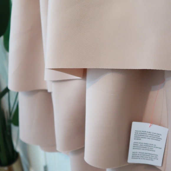 DUSTY ROSE STRAPLESS DRESS - Picture 3 of 4